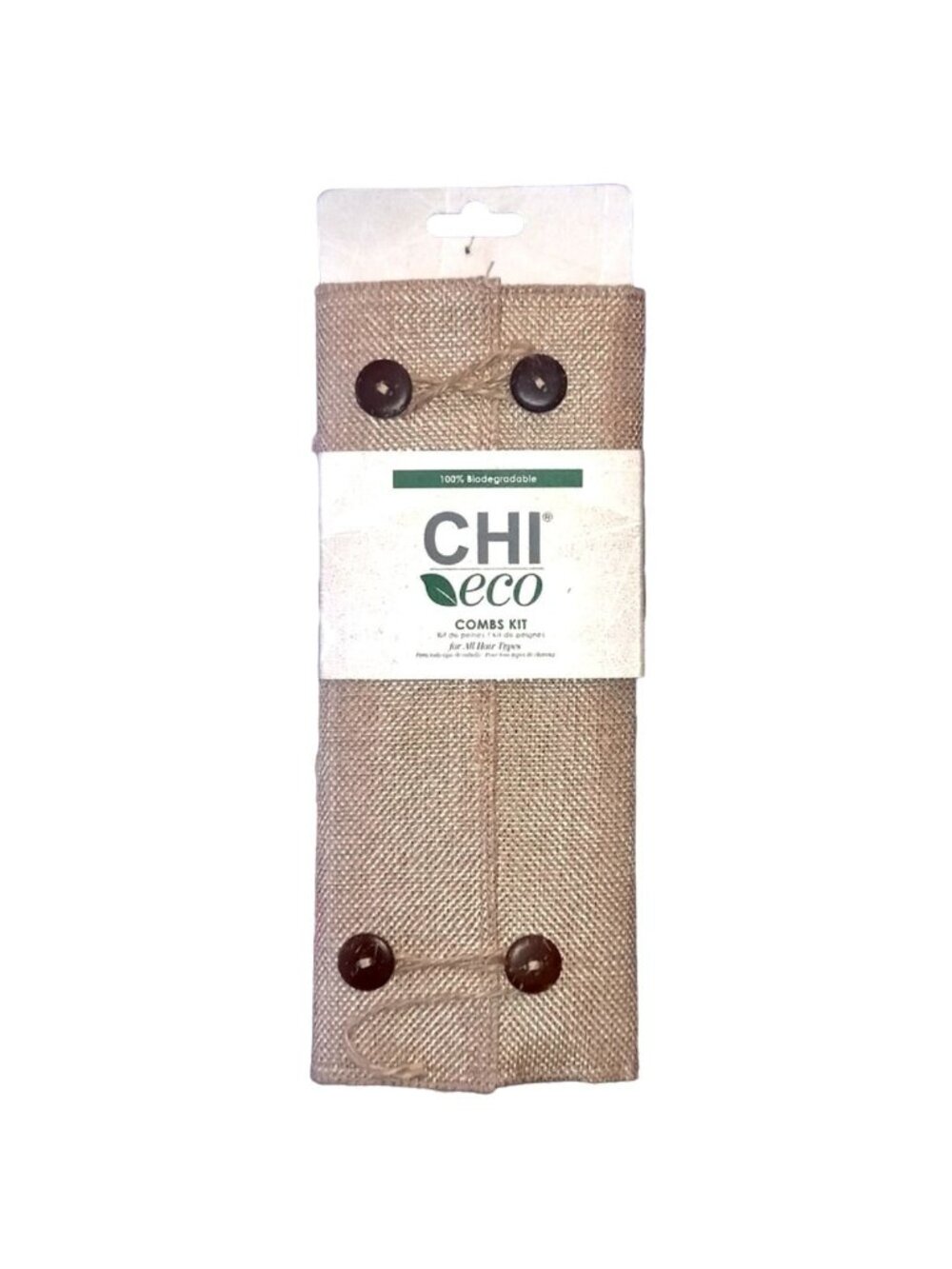 CHI Eco Friendly Combs Kit Set 7 Biodegradable Comb Heat Resistant Storage Bag